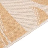 Vanjski tepih ravnog tkanja 80 x 250 cm s uzorkom lišća | shoptok.hr