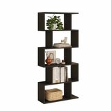 Hanah home Polica za knjige Santorini Black | Eponuda.com