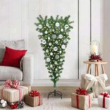  Prekrenuti umjetni božićni bor s setom kuglica Zelena 120 cm | shoptok.hr