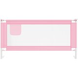  Sigurnosna ograda za dječji krevet ružičasta 180x25 cm tkanina | shoptok.hr