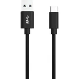 USB kabel USB 3.2 gen. 1 (USB 3.0) USB-A vtič, USB-C vtič 2 m črna aluminijasti vtič, TPE plašč, primeren za obojestranski priključek 1700-008, (20416141)