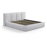 Micadoni Svijetlo sivi tapecirani bračni krevet s prostorom za odlaganje s podnicom 180x200 cm Simon Darren – Micadoni Svijetlo sivi tapecirani bračni krevet s prostorom za odlaganje s podnicom 180x200 cm Simon Darren – Slike