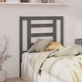  Posteljno vzglavje sivo 81x4x100 cm trdna borovina, (20725107) | Shoptok.si