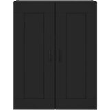  Visoka komoda crni 69 5x34x180 cm konstruirano drvo | shoptok.hr
