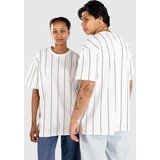 Urban Classics Printed Pinstripe T-shirt offwhite / white / black | Shoptok.si