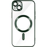 AVIZAR MagSafe ovitek za iPhone 14 Silikonska zašcita kamere Outline Chrome zelena, (20575188) Cene