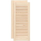 vidaXL Vrata ormarića Dizajn rešetki 2 kom 69x29,5 cm puno drvo bor | shoptok.hr