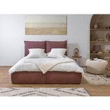 Bobochic Paris Ružičasti tapecirani bračni krevet s prostorom za odlaganje s podnicom 160x200 cm Garance – | shoptok.hr