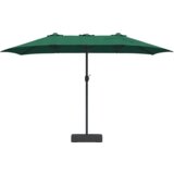  Vrtni dežnik Zelena 385 x 209 x 244 cm Poliester in jeklo, (5000160779) | Shoptok.si