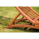 Gardenson Vrtni Ležalnik Cuba, Siva, Z Blazino | Shoptok.si