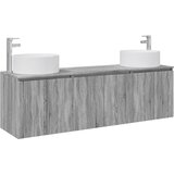  Set ormarića za kupaonicu 3 kom. Siva Sonoma 49,5 x 44,5 x 65,5 cm | shoptok.hr