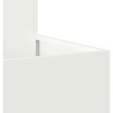 vidaXL Vrtni sadilnik Bel Hladno valjano jeklo 100 x 100 x 48 cm | Shoptok.si