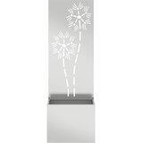  Privatnost u vrtu Cvjetni Srebrno 50 x 150 cm Pocinčani čelik | Eponuda.ba