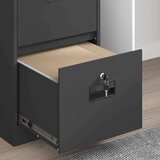Kabinet za datoteke s ladicama Crna 44 x 50 x 106.5 cm | shoptok.hr