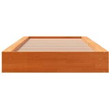 vidaXL Posteljni okvir medeno rjav 90x190 cm trdna borovina | Shoptok.si