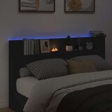  Uzglavlje Crna 180 x 16 5 x 103 5 cm Konstruirano drvo | shoptok.hr