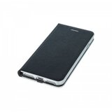  Premium preklopna torbica Huawei Mate 20 Lite - črna s srebrnim robom | Shoptok.si