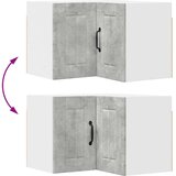 vidaXL Stenska kuhinjska omarica z vrati Betonsko siva 57 x 57 x 40 cm | Shoptok.si