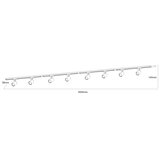  Brilagi - Reflektor za šinski sistem HUSKY 8xGU10/10W/230V crna/zlatna | Eponuda.com