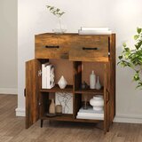 Komoda boja dimljenog hrasta 69,5x34x90 cm konstruirano drvo | shoptok.hr