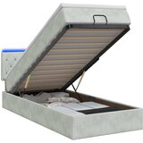  od pjene s madracem i LED-om Svjetlosiva 90 x 190 cm | shoptok.hr