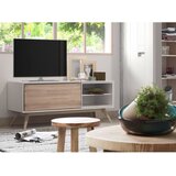 Kave Home Bijeli/u prirodnoj boji stolac od masivnog drva munggura Brocsy – | shoptok.hr