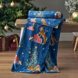 Catherine Lansfield Plava deka s božićnim motivom od mikropliša 130x170 cm Christmas Tiger – | shoptok.hr