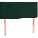  box spring s madracem LED tamnozeleni 100x200 cm baršun | shoptok.hr