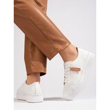 VINCEZA Classic white trainers | shoptok.hr