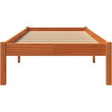  Okvir kreveta bez madraca voštano smeđi 100x200 cm od borovine | shoptok.hr
