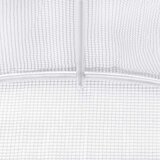  Staklenik s čeličnim okvirom bijeli 6 m² 3 x 2 x 2 m | shoptok.hr
