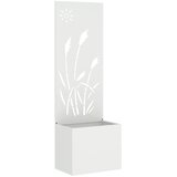  Privatnost u vrtu Bijelo 50 x 150 cm Hladno valjana čelična | Eponuda.com