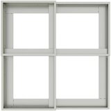  Vrtna saksija Srebrno 80 x 80 x 60 cm Pocinčani čelik | Eponuda.com