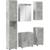  Set namještaja za kupaonicu TULUM 5 pcs Betonski sivi | Eponuda.com