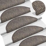 vidaXL Samolepilne preproge za stopnice sisal 30 kosov 56x17x3 cm | Shoptok.si