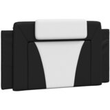  The Living Store Vzglavna stranica črna in bela 100 cm umetno usnje - Vzglavna Stranica, (21500717) | Shoptok.si