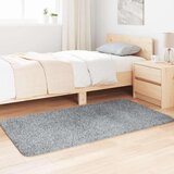  Čupavi tepih s visokim vlaknima srebrnosiva 80x150 cm poliester | shoptok.hr