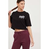 Diadora Bombažna kratka majica črna barva | Shoptok.si