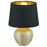 Tri O okrugla stolna svjetiljka Luxor (60 W, Ø x V: 150 mm x 26 cm, Zlatne boje, Crne boje, Zlatne boje, E14) Cijene