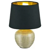 Tri O okrugla stolna svjetiljka Luxor (60 W, Ø x V: 150 mm x 26 cm, Zlatne boje, Crne boje, Zlatne boje, E14)