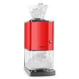 Icebreaker, rdeča, drobilec ledu moči 15 kg/h, prostornine 3,5 l, s posodo za led, nerjaveče jeklo