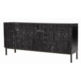 GINER Y COLOMER Omarica iz mangovega lesa s kovinskimi nogami iz temnega oreha, (22147847) | Shoptok.si