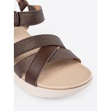 Sergio Leone Brown sandals on a white platform | shoptok.hr