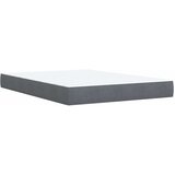 LED krevet za pohranu s madracem Tamnosiva 140 x 190 cm Baršun | shoptok.hr