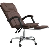  Pisarniški stol rjavo umetno usnje, (20669382) | Shoptok.si