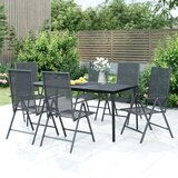 vidaXL 7-dijelni vrtni blagovaonski set antracit čelični | shoptok.hr