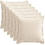  Presvlaka za jastuk 6 kom. HOUTEN Krem 40 x 40 cm - Krem 40 x 40 cm 6 | shoptok.hr