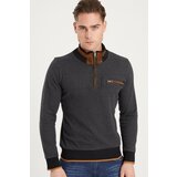 Dewberry 1039 MEN'S SWEATSHIRT-PATTERNED ANTHRACITE Cijene