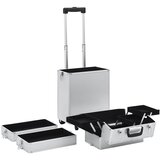 Kolica za šminku aluminijska srebrna | Eponuda.com