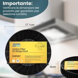 GOLDEN ICEPURE aktivni ogleni filter za kuhinjsko napo - komplet 2 kosov | Shoptok.si